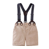 Maxbell Summer Baby Boy Gentleman Suit Baby Boy Bow Tie for Home Birthday Daily Wear Height 59 to 66cm