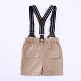 Maxbell Summer Baby Boy Gentleman Suit Baby Boy Bow Tie for Home Birthday Daily Wear Height 59 to 66cm