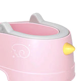 Children Butt Wash Basin with PVC Soft Cushion for Newborn 0 to 12 Years Old Pink