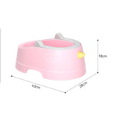 Children Butt Wash Basin with PVC Soft Cushion for Newborn 0 to 12 Years Old Pink