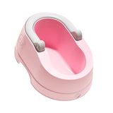 Children Butt Wash Basin with PVC Soft Cushion for Newborn 0 to 12 Years Old Pink