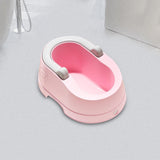 Children Butt Wash Basin with PVC Soft Cushion for Newborn 0 to 12 Years Old Pink