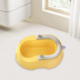 Children Butt Wash Basin with PVC Soft Cushion for Newborn 0 to 12 Years Old Yellow