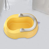 Children Butt Wash Basin with PVC Soft Cushion for Newborn 0 to 12 Years Old Yellow