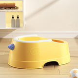 Children Butt Wash Basin with PVC Soft Cushion for Newborn 0 to 12 Years Old Yellow