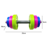 Kids Toys Dumbbells Role Playing Playset Boys Toy Kids Workout Equipment Set