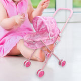 Doll Mini Pram Learning Activities Mini Pushchair for Infant Baby Boys Girls