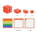 Wooden Building Blocks Animal Square Cube Blocks for Coordination Creativity