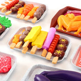 Pretend BBQ Grill for Kids Food BBQ Sets Barbecue Camping Toys for Kids