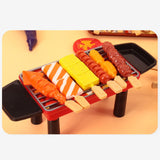 Pretend BBQ Grill for Kids Food BBQ Sets Barbecue Camping Toys for Kids