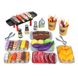 Pretend BBQ Grill for Kids Food BBQ Sets Barbecue Camping Toys for Kids