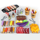 Pretend BBQ Grill for Kids Food BBQ Sets Barbecue Camping Toys for Kids