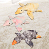 Swan Plush Doll Cute for Girls Boys Duck Plush Toy for Bedroom Birthday Gift Gray