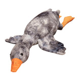 Swan Plush Doll Cute for Girls Boys Duck Plush Toy for Bedroom Birthday Gift Gray