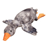 Swan Plush Doll Cute for Girls Boys Duck Plush Toy for Bedroom Birthday Gift Gray