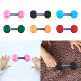 Kids Arm Hand Weights Dumbbell Barbell Toys for Age 3 4 5 6 7 8 Kindergarten Pink