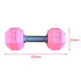 Kids Arm Hand Weights Dumbbell Barbell Toys for Age 3 4 5 6 7 8 Kindergarten Pink