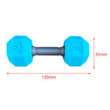 Kids Arm Hand Weights Dumbbell Barbell Toys for Age 3 4 5 6 7 8 Kindergarten Blue