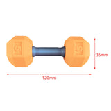 Kids Arm Hand Weights Dumbbell Barbell Toys for Age 3 4 5 6 7 8 Kindergarten Orange