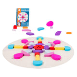 Maxbell Shape Color Recognition Blocks Colorful Learning Toys for Kids Gift Toddlers