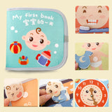 Baby Cloth Book Cartoon Fabric Book for Imagination Language Reading Ability babies day