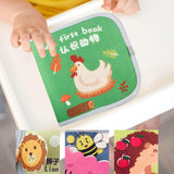 Baby Cloth Book Cartoon Fabric Book for Imagination Language Reading Ability animal