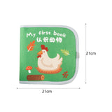 Baby Cloth Book Cartoon Fabric Book for Imagination Language Reading Ability animal