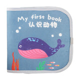 Baby Cloth Book Cartoon Fabric Book for Imagination Language Reading Ability sea