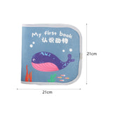 Baby Cloth Book Cartoon Fabric Book for Imagination Language Reading Ability sea