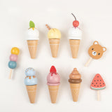 Ice Cream Toys Play Set Role Play for Birthday Gifts Preschool Girls and Boys