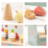 Ice Cream Toys Play Set Role Play for Birthday Gifts Preschool Girls and Boys