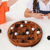 Logical Chess Track Brain Teaser Toy for Travel Camping Ages 7-14 Years Round