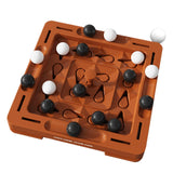 Logical Chess Track Brain Teaser Toy for Travel Camping Ages 7-14 Years Square