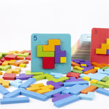 Wooden Puzzle Block Stem Wooden Puzzle for Holiday Gifts Boys Girls Children