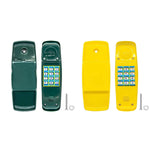 Swing Set Phone Toys Pretend Play Numeric Key Telephone for Educational Gift Yellow