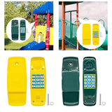 Swing Set Phone Toys Pretend Play Numeric Key Telephone for Educational Gift Yellow