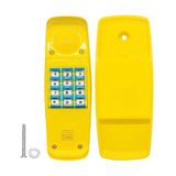 Swing Set Phone Toys Pretend Play Numeric Key Telephone for Educational Gift Yellow