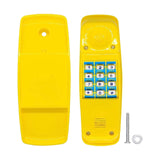 Swing Set Phone Toys Pretend Play Numeric Key Telephone for Educational Gift Yellow