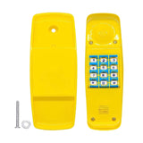 Swing Set Phone Toys Pretend Play Numeric Key Telephone for Educational Gift Yellow