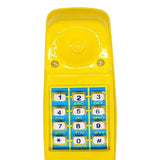 Swing Set Phone Toys Pretend Play Numeric Key Telephone for Educational Gift Yellow