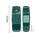 Swing Set Phone Toys Pretend Play Numeric Key Telephone for Educational Gift Green