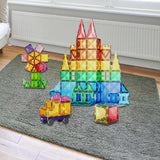 3D Magnetic Building Tiles Creativity 3D Puzzles Stacking Toy 100pieces