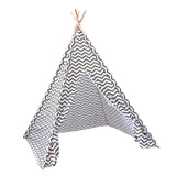 Kids Teepee for Indoor Outdoor Hut Playhouse for Parties Backyard Parks Stripe