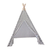 Kids Teepee for Indoor Outdoor Hut Playhouse for Parties Backyard Parks Stripe