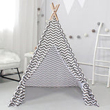 Kids Teepee for Indoor Outdoor Hut Playhouse for Parties Backyard Parks Stripe