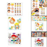 Social Emotional Learning Toy Make A Funny Faces Stickers Games for Children