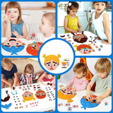 Social Emotional Learning Toy Make A Funny Faces Stickers Games for Children