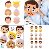 Social Emotional Learning Toy Make A Funny Faces Stickers Games for Children