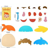 Social Emotional Learning Toy Make A Funny Faces Stickers Games for Children