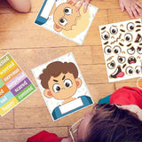 Social Emotional Learning Toy Make A Funny Faces Stickers Games for Children